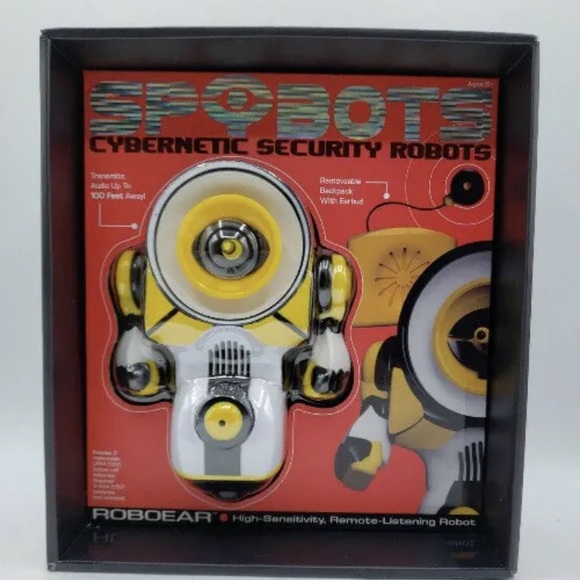 SPYBOTS Cybernetic Security Robots ROBOEAR Remote Listening Robot Toy - Picture 3 of 8